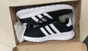 阿迪达斯（adidas）男鞋跑步鞋春季运动鞋轻便减震防滑休闲鞋 黑/白 40 实拍图