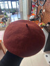 玖慕（JIUMU）纯羊毛贝雷帽秋冬季保暖毛呢画家帽日系英伦复古经典百搭帽子女 晒单实拍图