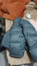 网易严选25新品90鸭绒超蓬羽绒服休闲面包服石墨烯保暖轻量抗菌防泼水 A款25秋冬立领-森野绿 XL 实拍图