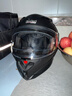 坦克摩托车头盔全盔四季男女同款3C认证电动车安全帽T153亚黑3XL 实拍图