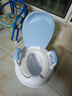 小哈伦儿童马桶婴儿坐便器婴幼儿尿盆小孩宝宝小便器3D软垫坐垫天蓝 实拍图