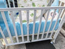 看宝贝（lookbaby）婴儿床多功能床实木可拼接床可移动 小床|蚊账+小蓝鲸五件套 实拍图