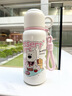 尚泰316l不锈钢儿童保温杯大容量学生上学专用便携吸管杯600mL8981白 实拍图
