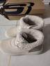 斯凯奇（Skechers）女靴2026加绒保暖中筒靴平底休闲百搭高帮鞋144722 实拍图