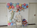 多美忆生日装饰气球场景布置女宝宝周岁儿童生日快乐气球蛋糕装扮 实拍图