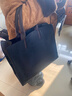 北狐复古女包真皮新款简约大气手提包职业商务包大容量托特包通勤包女 黑色 晒单实拍图