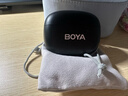 BOYA博雅mini无线领夹麦克风手机直播收音麦克风 户外采访短视频收音器AI降噪一拖二迷你小话筒 全家桶 实拍图