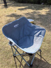 原始人（The Primitive）户外折叠椅露营椅子躺椅便携折叠月亮椅小凳子折叠凳钓鱼凳 儿童款蓝色 实拍图