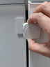 童老大抽屉扣防宝宝儿童推拉门锁扣柜门卡扣安全锁防护冰箱饮水机防烫锁 对开锁【4个装】 实拍图