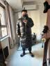 京东京造冬季黑金鹅绒服保暖抗寒三防户外运动羽绒服男长款外套 曜石黑2XL 实拍图