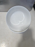 斯凯绨（Sky Top）陶瓷面碗骨瓷汤碗米饭碗家用餐具纯白6英寸4件套装 实拍图