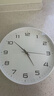 京东京造 木语系列挂钟 钟表挂墙时钟客厅2025年新款电子钟30cm可可白 实拍图