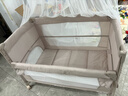 优乐博（ULOP）婴儿床可折叠可移动0-3岁宝宝床多功能婴儿床可升降婴儿拼接床 [蚊帐+置物袋+万向轮]一键折叠床标准款 婴儿用品实用新生儿见面礼物便携折叠婴儿床 实拍图