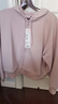 优衣库女装快干休闲拉链连帽外套长袖运动卫衣开衫479603 11 粉红色 2XL /165/100B 实拍图