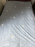 洁丽雅（Grace）A类100%纯棉抗菌面料 单人学生宿舍床单单件160*230cm 爱心灰 实拍图