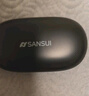 山水（SANSUI）W132【重磅新品】挂耳式蓝牙耳机 骨传导概念不入耳开放式无线运动跑步降噪耳夹式适用于华为 黑 实拍图