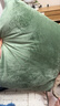 京东京造棉花糖抱枕 超柔棉棉绒沙发床头客厅办公室腰靠枕垫苔藓绿45x45cm 实拍图