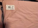 无印良品A类全棉枕套100%纯棉枕套枕巾48x74cm一对装 豆沙灰 实拍图