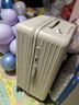 稻草人超大容量行李箱拉链密码拉杆箱网红男轻音万向轮旅行箱女学生皮箱 燕麦灰【超大容量+加大加宽】 26英寸 【适合5-7天中长途旅行】 实拍图