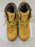 骆驼（CAMEL）王俊凯同款冬加绒户外工装马丁大黄靴男 G15W136025R 沙漠黄 41 实拍图