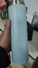 米家旋盖杯 保温杯 316不锈钢真空水杯 便携大容量咖啡杯 500ml雾蓝色 实拍图