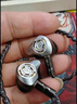EPZ【免费定制】P50有线耳机入耳式HiFi发烧高保真音乐耳机高音质高解析耳麦圈铁平板单元混合五单元 【免费定制】1圈2铁2平板 银灰色 实拍图