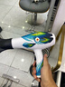 火之凤吹风机理发店专用 电吹风筒 负离子2200W大功率发廊大风力速干家用高速恒温护发不伤发8960 8960白孔雀(2200W) 实拍图
