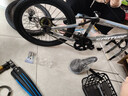 百士盾儿童自行车山地单车6-16岁以上学生减震双碟刹越野中小男女孩赛车 旗舰版单速【辐条轮】黑蓝色 20寸丨适身高125-145丨 实拍图