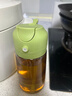 【喷倒两用】玻璃喷油壶瓶空气炸锅厨房家用雾化喷油瓶油罐调料 【耐热玻璃】绿色 470ml 实拍图