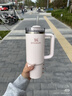 STANLEY保温杯水杯巨无霸吸管杯保温保冷车载家居办公大容量杯子新年礼物 【热卖TOP1】晶粉- 887ml 实拍图