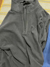 优衣库男装柔滑弹力摇粒绒半拉链套头衫/长袖25秋冬新款481184 09 黑色 L /175/100A 实拍图