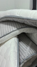 海澜之家（HLA）A类乳胶床垫床褥子可折叠宿舍家用加厚铺底垫被白色 180*200cm 实拍图