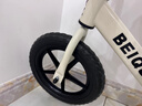 贝趣儿童平衡车1-3-6-12岁宝宝滑步车无脚踏小孩自行车男孩两轮滑行车 发泡轮 14寸 白色 适合身高100-130cm 2-5岁幼儿女孩圣诞节新年礼物 实拍图