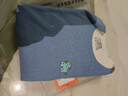 贝瑞加（Babyprints）男童保暖内衣套装秋冬内衣男宝宝秋衣秋裤无痕棉毛衫 蓝120 实拍图