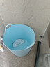千勤儿童洗澡桶特大号加高加厚保温沐浴桶婴儿泡澡桶浴盆婴幼儿洗澡桶 蓝【55*50*41】0-13岁 实拍图