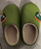 儿童棉拖鞋秋冬爆款加绒保暖毛毛鞋男女童防滑室内居家棉鞋 墨绿色 30.5 内长18cm 实拍图