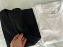 京东京造长袖t恤男5A抑菌新疆棉圆领衣服男装打底衫 黑色 M 实拍图