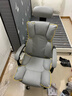 锦汐电脑椅办公椅子电竞椅家用人体工学椅老板椅主播靠背椅皮革转椅 灰色+4级杆+乳胶【二代升级】 实拍图
