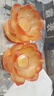 盛凡 莲花烛台酥油灯座 蜡烛台 供佛佛前供灯 水琉璃烛灯底座灯架供具 莲花琥珀款(高6.3厘米)小号/个 实拍图
