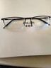 普莱斯纯钛近视眼镜半框架商务眼睛防蓝光防辐射可配有度数变色片990070 镜框+1.598高清非球面镜片 实拍图