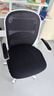 贝尔曼（berlman） 电脑椅家用办公转椅人体工学椅学生学习久坐椅子靠背舒适书桌椅 白框黑网-万向轮 实拍图