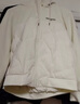 鸭鸭（YAYA）【90+系列】轻薄羽绒服女短款2025冬季新款时尚潮流连帽外套潮KL 米白色 M 160/84A 实拍图