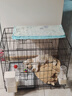 宠乐乖（CHONGLEGUAI）狗笼猫笼狗笼子中小型犬带厕所幼犬折叠便携猫笼子猫咪兔笼700ZG 实拍图