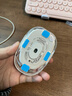 前行者（EWEADN）Q9小土豆无线蓝牙双模透明鼠标游戏可充电式电竞电脑笔记本低音轻量化RGB灯效 月陶白 实拍图