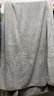 三利加大7A抗菌浴巾A类吸水速干成人男女士裹巾 90*180cm  460G天空灰 实拍图
