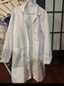 乐优佰易 白大褂 标准款2XL码 男女学生化学实验工作服 实拍图