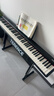 特伦斯电子琴88键成人儿童智能折叠钢琴X61A/V20手卷钢琴键盘乐器 V20典雅黑+专用琴包+Z型琴架 实拍图
