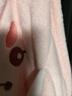 欧孕（OUYUN）婴儿浴巾珊瑚绒速干儿童斗篷浴袍带帽宝宝洗澡浴衣 兔子135*65 实拍图