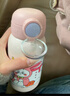 富光儿童保温杯壶男女304大容量带吸管双盖上学小学生水杯子粉色550ml 实拍图