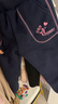撒娇娃 女童裤子2020新款女童棉裤三层加厚棉裤外穿洋气一条过冬中大儿童北方一体加绒保暖裤子 208款爱心夹棉加厚 130(建议身高125cm左右) 实拍图